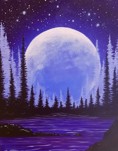 A Moon Bay paint nite project by Yaymaker