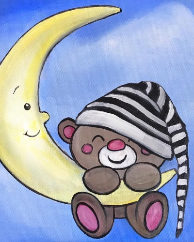 A Sleepytime Bear paint nite project by Yaymaker