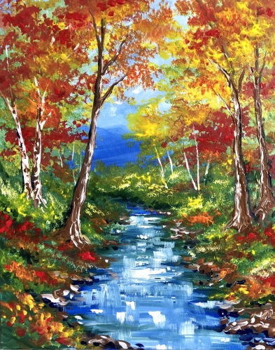 A The Warmth of Fall paint nite project by Yaymaker