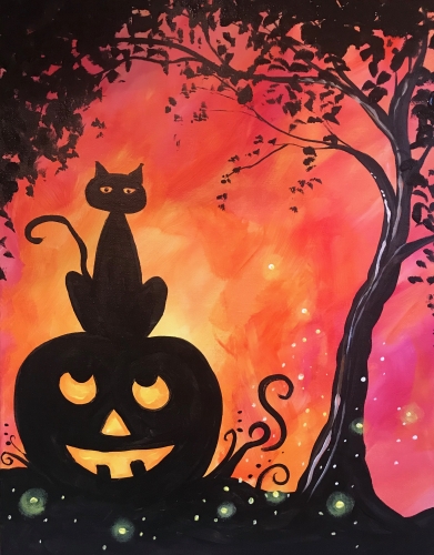 A Hallows Eve Homies paint nite project by Yaymaker