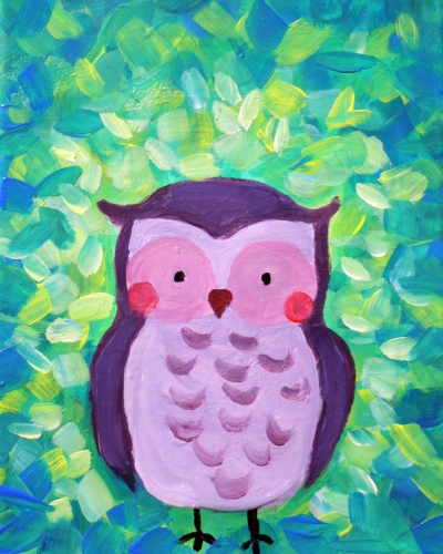 A Little Owl paint nite project by Yaymaker
