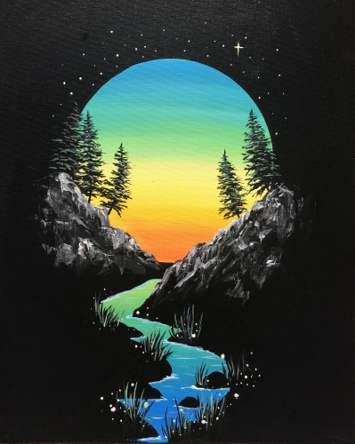 A Twilight Vignette paint nite project by Yaymaker