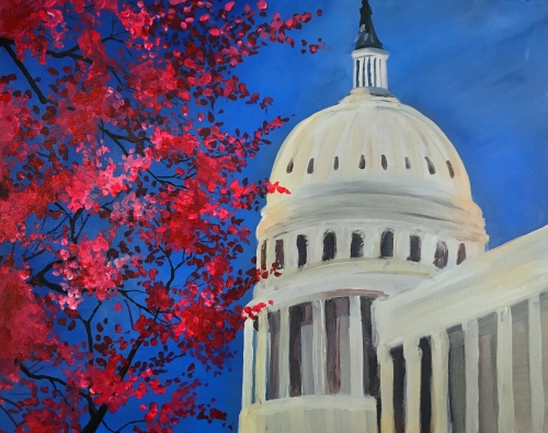 A Capitol Skies paint nite project by Yaymaker