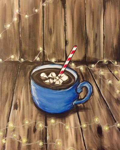A Warm Winter Cocoa paint nite project by Yaymaker