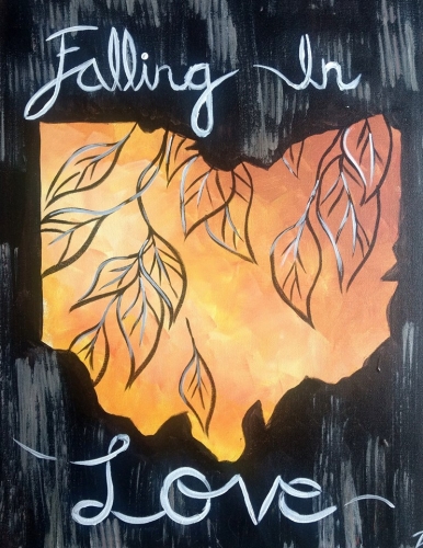 A Falling in Love Ohio paint nite project by Yaymaker