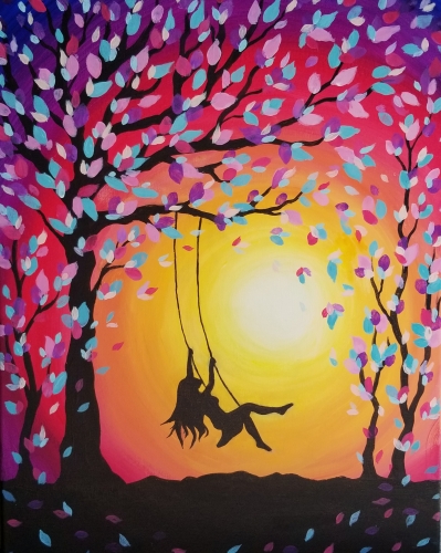 A Sunset swing III paint nite project by Yaymaker