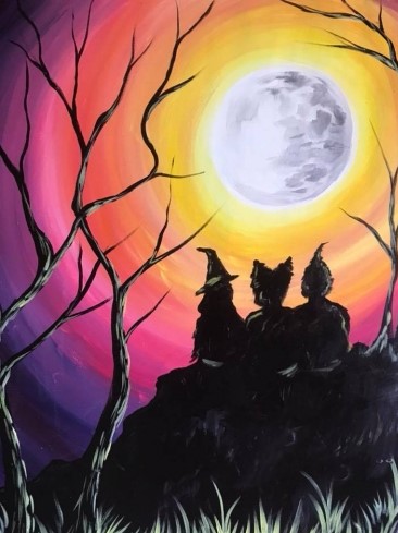 A I Put A Spell On You paint nite project by Yaymaker