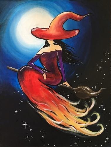 A Witchy Wonder paint nite project by Yaymaker