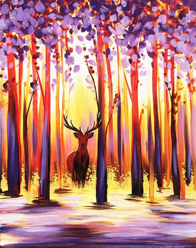 A Deer Fall paint nite project by Yaymaker