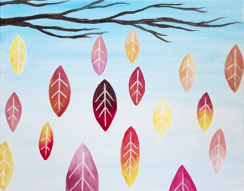 A The Last Leaves paint nite project by Yaymaker