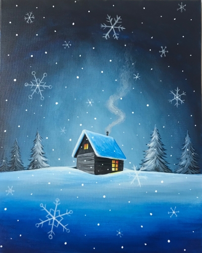 A Snow Bound So What paint nite project by Yaymaker