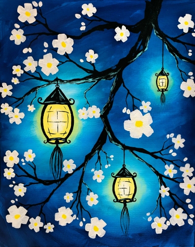 A Illuminated Lanterns paint nite project by Yaymaker