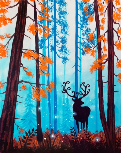 A Forest Spirit paint nite project by Yaymaker