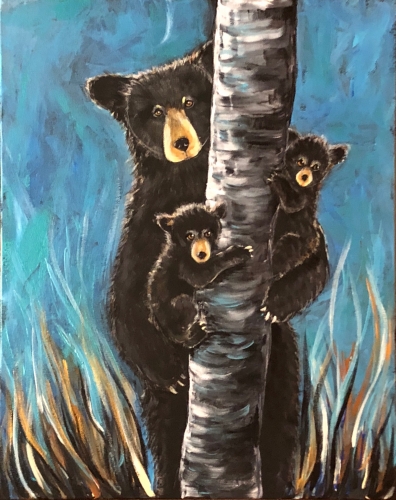 A Mama Bear III paint nite project by Yaymaker