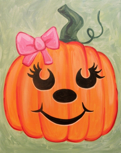 A Cutie Pumpkin paint nite project by Yaymaker