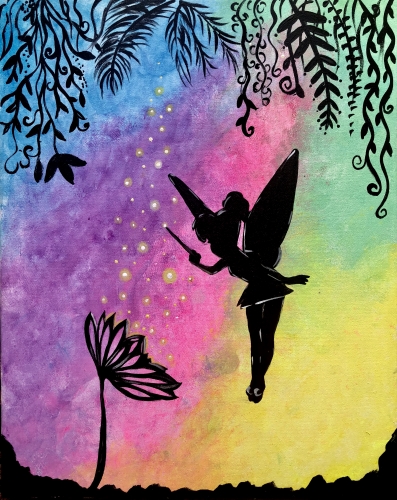 A Faith Trust and Fairy Dust paint nite project by Yaymaker