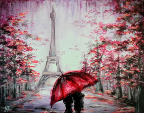 A Love In Paris III paint nite project by Yaymaker