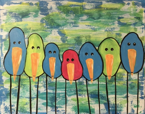 A Birds of a Feather IV paint nite project by Yaymaker