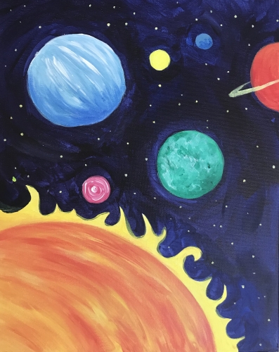 A Planets paint nite project by Yaymaker