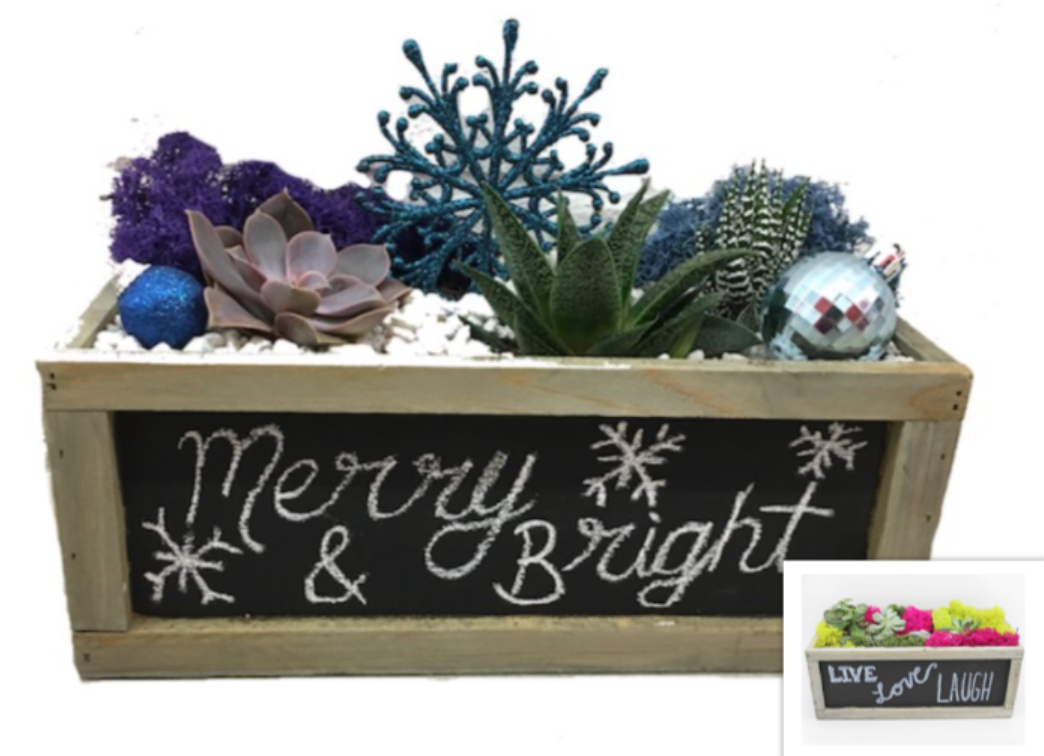A Chalkboard Holiday or Everday Design plant nite project by Yaymaker