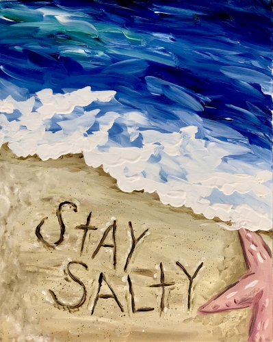 A Stay Salty paint nite project by Yaymaker