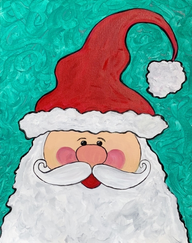 A Happy Santa paint nite project by Yaymaker