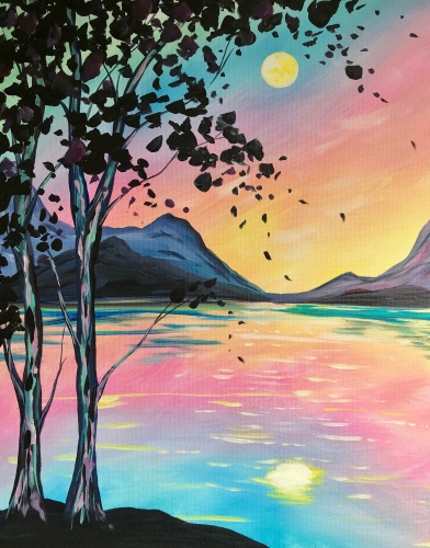 A Radiant Rising paint nite project by Yaymaker