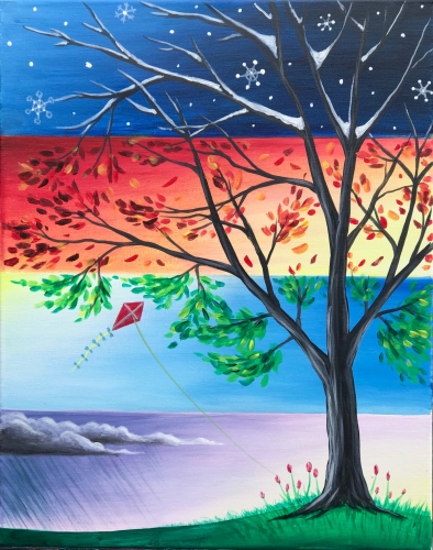 A Seasons Change II paint nite project by Yaymaker