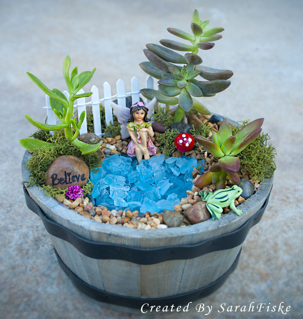 A Fairy Whiskey Barrel plant nite project by Yaymaker