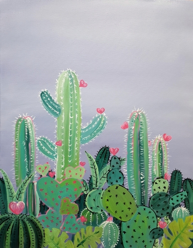 Cute Cactus Wine Glasses with Paint Nite with Grace - Salt Lake City and  Ogden , 01/21/2024 - Paint Nite