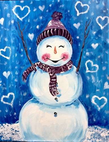 A For the Love of Winter paint nite project by Yaymaker