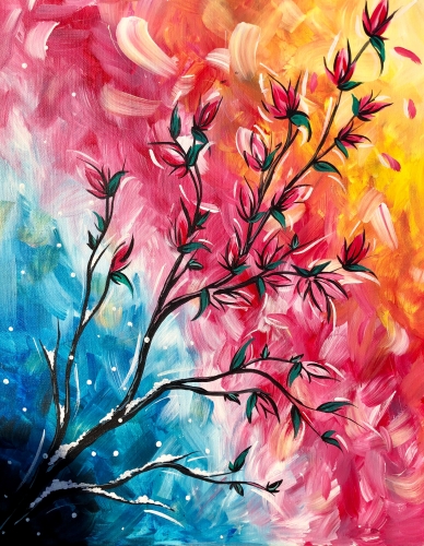 A Branching Out of the Cold paint nite project by Yaymaker