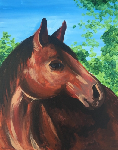 A Joys Horse paint nite project by Yaymaker