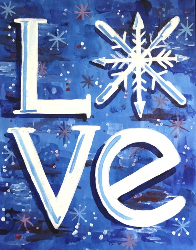 A Snow Love II paint nite project by Yaymaker