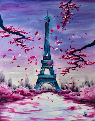 A Lovely Paris II paint nite project by Yaymaker