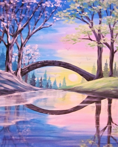 A Bridging the Seasons III paint nite project by Yaymaker