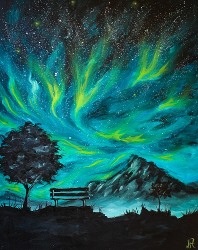 A Watching Aurora paint nite project by Yaymaker