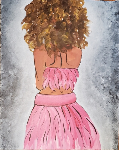 A Sunkissed Locks paint nite project by Yaymaker