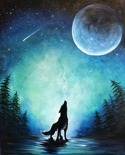 A Song of the Stars paint nite project by Yaymaker
