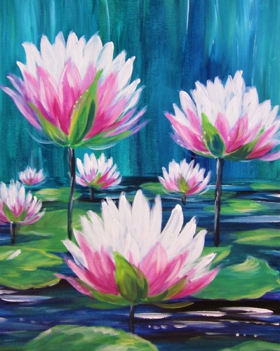 A Lillys Blooms paint nite project by Yaymaker