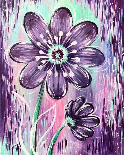 A Blooming in Purple paint nite project by Yaymaker