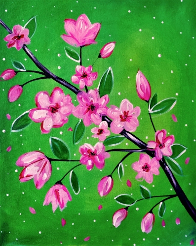 A Spring Blooming paint nite project by Yaymaker