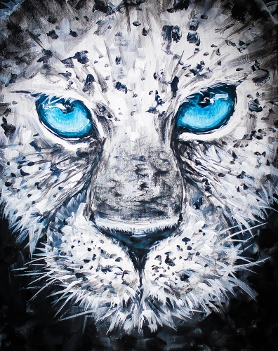 A White Leopard paint nite project by Yaymaker