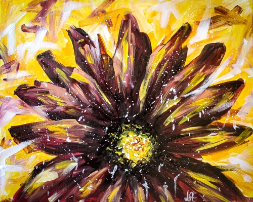 A Red Flower II paint nite project by Yaymaker