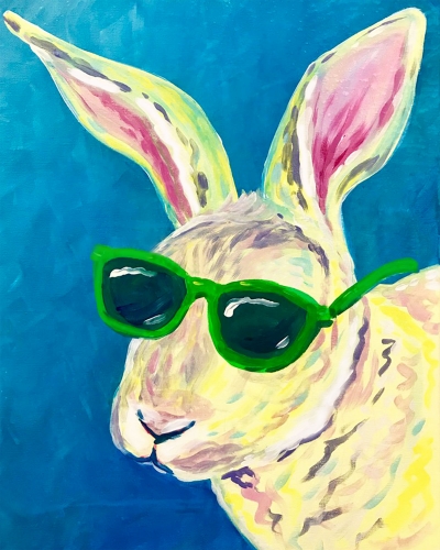 A Cool Bunny paint nite project by Yaymaker