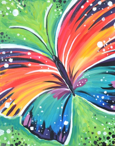 A Wings of a Butterfly paint nite project by Yaymaker