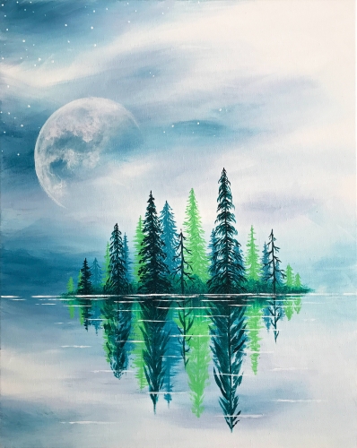 A Crisp Spring Lake paint nite project by Yaymaker