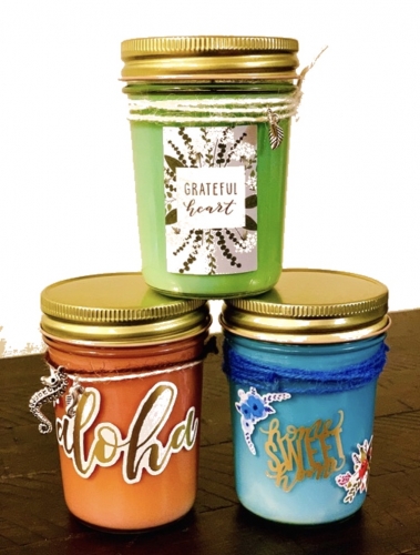 A Pick your Scent and Color  Jelly Jar Series candle maker project by Yaymaker