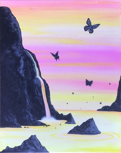 A Butterfly Cove paint nite project by Yaymaker