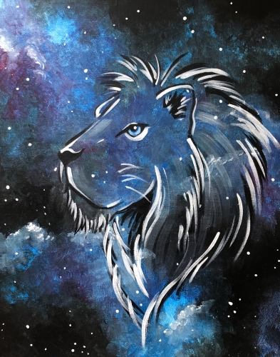 A Leo  Cosmic Series paint nite project by Yaymaker